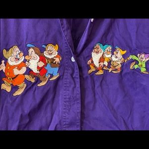 Vintage Authentic Disney Store Button Up